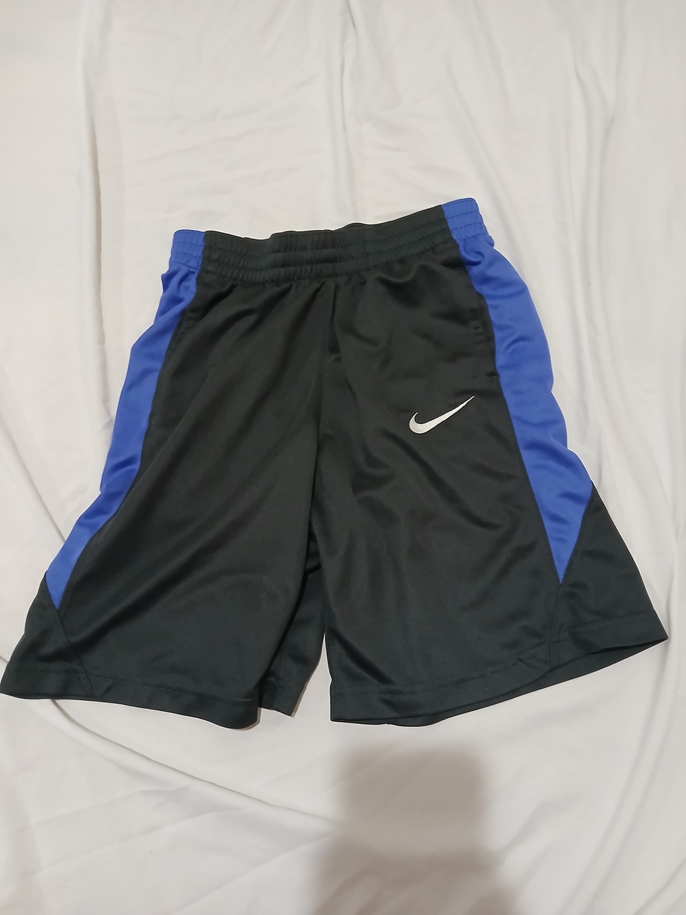 Nike Black & Blue Athletic Shorts